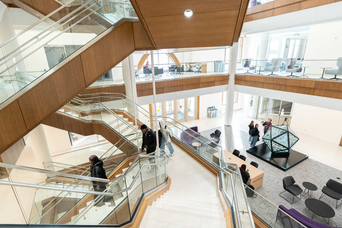 schoenecker center grand atrium