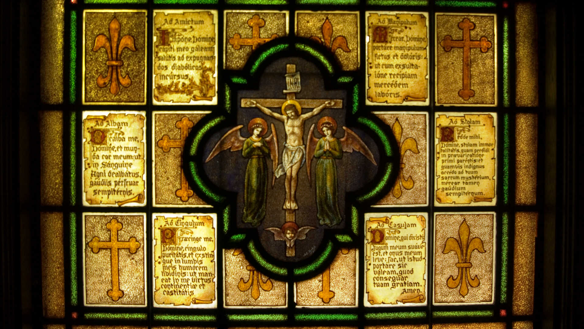Glass Window in Florance Chapel